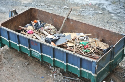 Person reviewing a rubbish removal complaint form