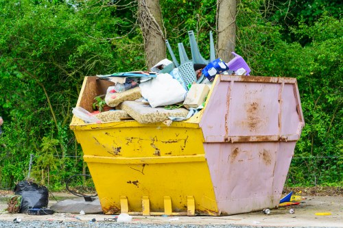 Bulky waste items ready for collection in London