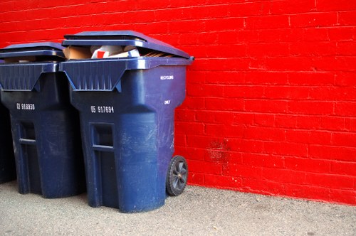 Busy London property being cleared of unwanted items and clutter