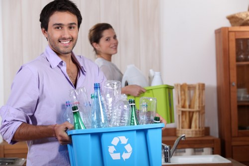 Customer completing a secure waste removal payment online