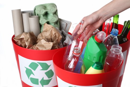 Environmental recycling process supporting waste recycling in London