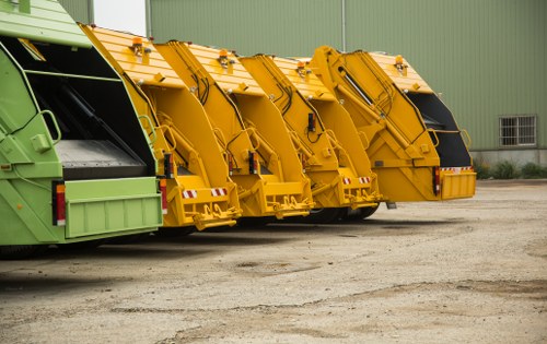 Clean and organized space after professional waste removal