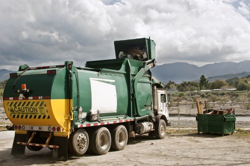 Inclusive digital access message for rubbish removal waste information