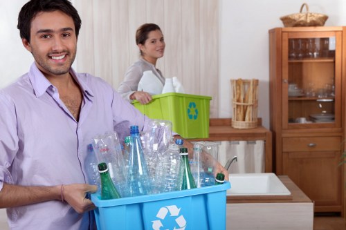 London bulky waste collection booking process on a mobile device