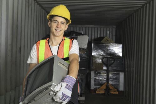 Commercial office clearance services in London handling furniture and waste