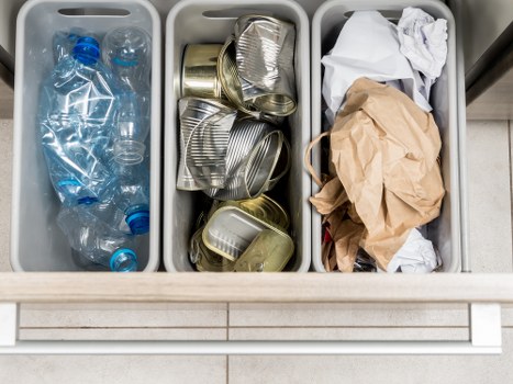 Planned office clearance in London with boxed documents and furniture removal